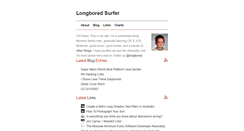 Desktop Screenshot of longboredsurfer.com